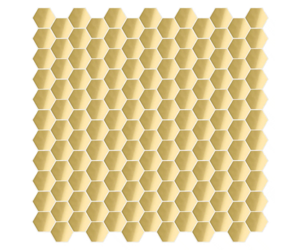 Mozaika Appiani Eden Paglierino 30x30 Hexagon Luc. - žlutá