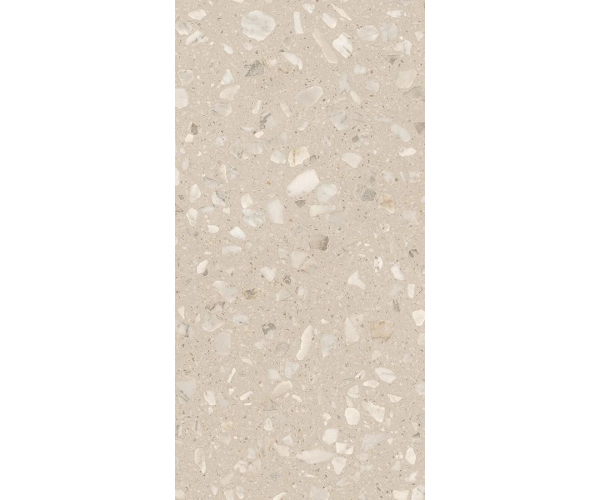 Dlažba jako terrazzo Sant Agostino Glow Sand 60x120 Silk Rett. - béžová (skladem)