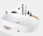 Umyvadlová stojánková baterie Puri PU 015.00 - PU 015.00CR Umyvadlová stojánková baterie 322 mm bez výpusti, chrom X070114