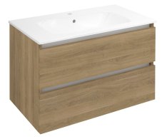 Sapho Ezara Umyvadlová Skříňka 79,8x52x46cm, Dub Cuneo