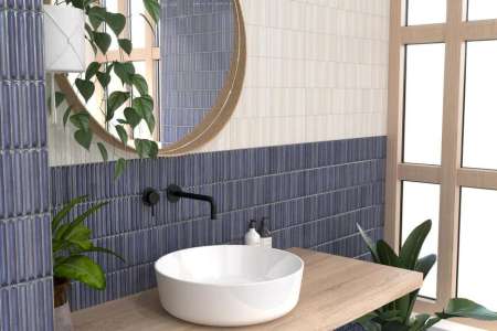 Estudio Karatsu Midnight a Polar White 11,5x23