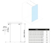 Polysan Esca Kouřové Matné Sklo 1467x2100mm