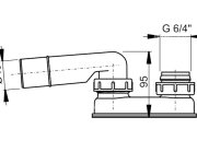 Sifon Vanový Bez Odtokového Ventilu, Dn 40 - Rozebíratelný ALC-A53DN40