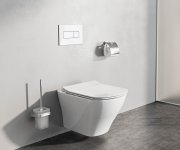 Ovládací tlačítko Uni - WC tlačítko Uni, bílá X01457