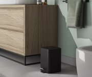 Gedy Argenta Odpadkový Koš 5l, Soft Close, černá Mat