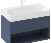 Umyvadlo Lite 45 / 60 / 80, s otvorem pro baterii, bez přepadu - Umyvadlo Lite 80, s otvorem pro baterii, bez přepadu XJX01280005