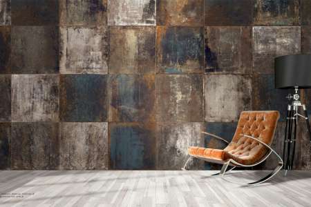 Designové obklady IMITACE KOVU La Fenice Oxydum 60x60 cm