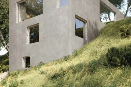 Obklad jako beton ze série Flaviker Hyper Grey