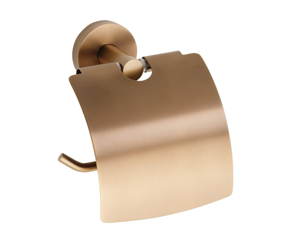 Sapho X-round Copper Držák Toaletního Papíru S Krytem, Měď Mat