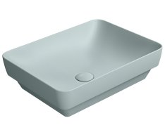 Gsi Pura Keramické Umyvadlo 50x38cm, Ghiaccio Mat