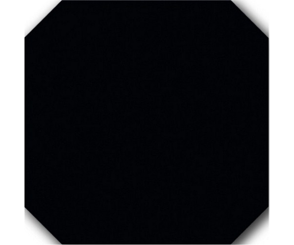 Retro dlažba Tonalite Diamante Ottagonetta Nero Matt 15x15 - černá