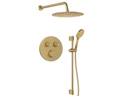 Sapho Smart Select Podomítkový Sprchový Set S Termostatickou Baterií, 2 Výstupy, Posu