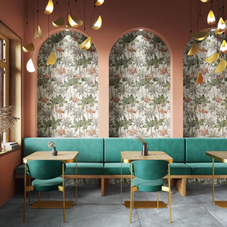Realizace Elios Love&Decors Flamingo - dekor s plameňáky