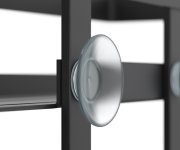 Metaform Myline Polička Do Sprchy Závěsná, 240x490x220mm, černá Mat