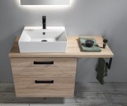 Aqualine Vega Deska Pod Umyvadlo 104x45cm, Dub Platin