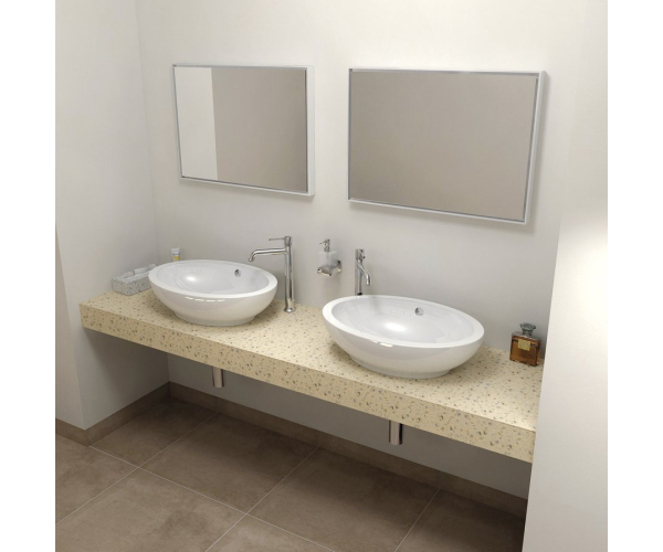 Sapho Tailor Rockstone Deska 210x50 Cm, Provedení Límce F