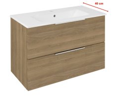 Sapho Cirasa Umyvadlová Skříňka 78x54x39cm, Dub Cuneo