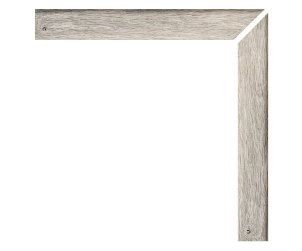 Sokl jako dřevo APE Oregon Zanquin Recto Dcha. Gris 8x60 Rett. - šedá