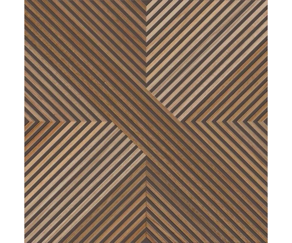 Dekor jako dřevo Colorker Wood Story Brun 59,5x59,5 Matt. Rett.  - hnědá