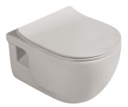 Sapho Brilla Wc Sedátko, Slim, Soft Close, Latte Mat