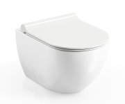 WC sedátko Uni Chrome Slim - WC sedátko Uni Chrome slim, bílá X01550