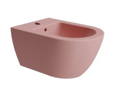 Gsi Pura Bidet Závěsný, 36x55cm, Blush Mat