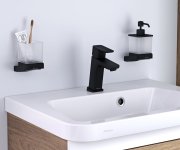 Umyvadlová stojánková baterie 10° Free TD F 014.00 - TD F 014.20BLM Umyvadlová stojánková baterie 172 mm bez výpusti, černá matná X070150
