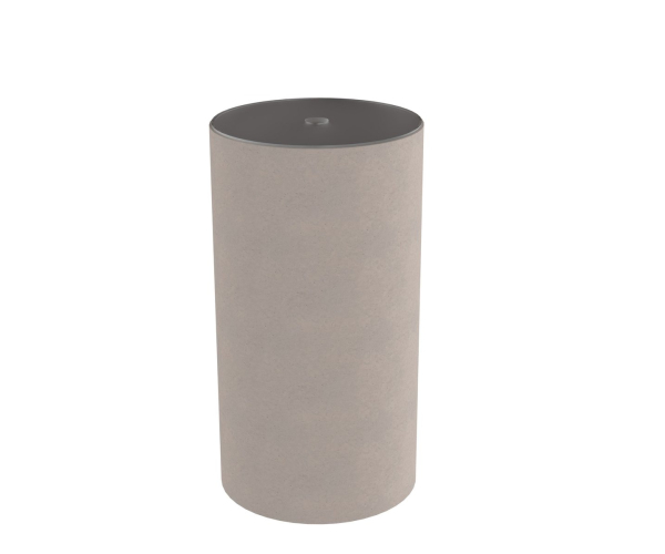 Sapho Oasis Podstavec Pod Umyvadlo, Led Difuzor, ø 400x745mm, Beton Pearl Grey