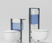 Bruckner Glanz Závěsná Wc Mísa, Vortex Rimless, 36x54cm, Bílá