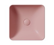 Gsi Sand/nubes Keramické Umyvadlo Na Desku 38x38cm, Blush Mat
