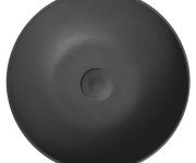Sapho Formigo Betonové Umyvadlo Na Desku, ø 39cm, Antracit Mat