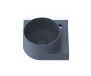 Umývátko Yard 28 C s otvorem - Umývátko Yard 28 C, s otvorem pro baterii, bez přepadu, Deepsea Blue XJX07228000