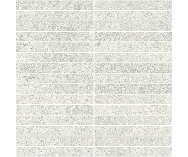 Mozaika jako kámen Sant Agostino Bergstone Plus Light 30x30 Nat. Rett. - bílá