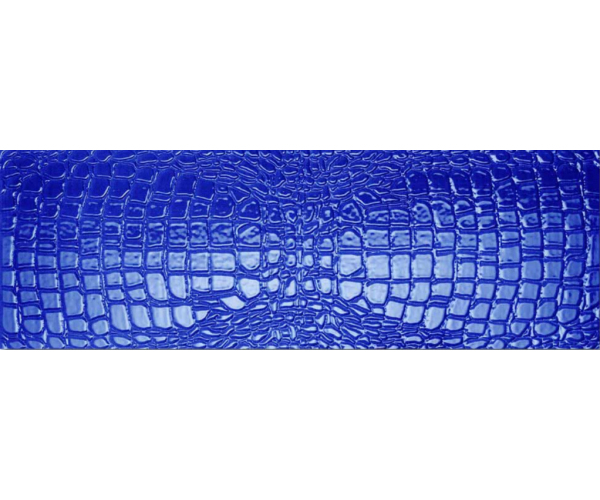Extravagantní dekor Settecento Crocotiles Croco Joy Blue 24x72 - modrá
