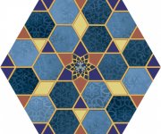 Retro dlažba Codicer Khalal 22x25 Hexagonal