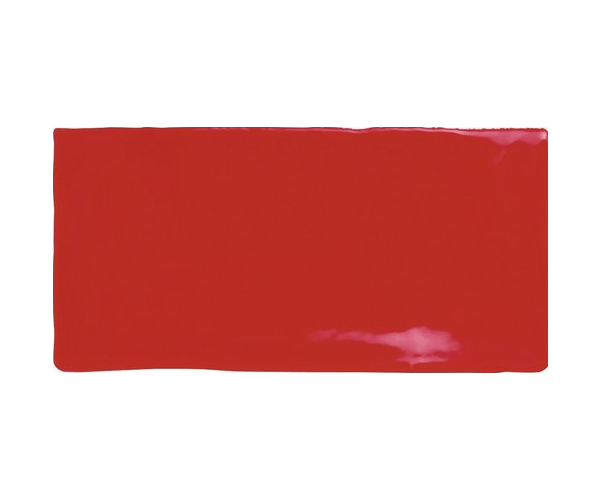 Retro obklad APE Mediterranean Red 7,5x15 - červená (skladem)