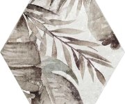 Dlažba jako beton Colorker Amazonia ZYX Tropic Decoro Grey 32x36,8 Hex MIX - šedá