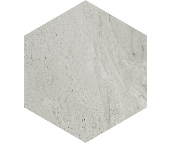 Dlažba jako kámen APE Verona Grey Hexagon 13,9x16 - šedá