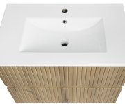 Aqualine Paneda Strip Umyvadlová Skříňka 74,5x55x45,2cm, Dub Emporio