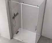 Polysan Thron Square Obdélníkový Sprchový Kout 1000x900mm, Hranaté Pojezdy