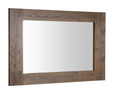 Sapho Brand Zrcadlo V Dřevěném Rámu 100x80cm, Mořený Smrk