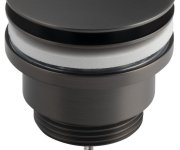 Sapho Umyvadlová Výpust 5/4“, Click-clack, Velká Zátka, 10-55mm, Gun Metal