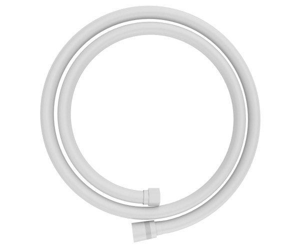 Sapho Softflex Plastová Sprchová Hadice, 150cm, Bílá Mat