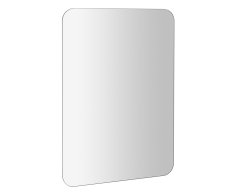 Sapho Ishape Zrcadlo S Broušenou Hranou 50x70cm, Zakulacené Rohy, Cu Free
