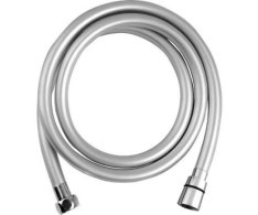 Sapho Softflex Plastová Sprchová Hadice, 150cm, Metalická Stříbrná/chrom