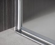 Aqualine Pilot Otočné Sprchové Dveře Dvojkřídlé 800mm