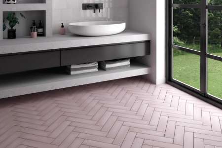 Jemná růžová dlažba s protiskluzem R9 Equipe Stromboli Rose Breeze