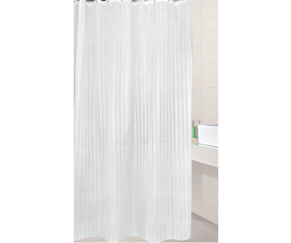 Aqualine Sprchový Závěs 180x200cm, Polyester, Bílá