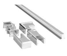 Gelco Gt Přetoková Lišta 1000mm, Chrom