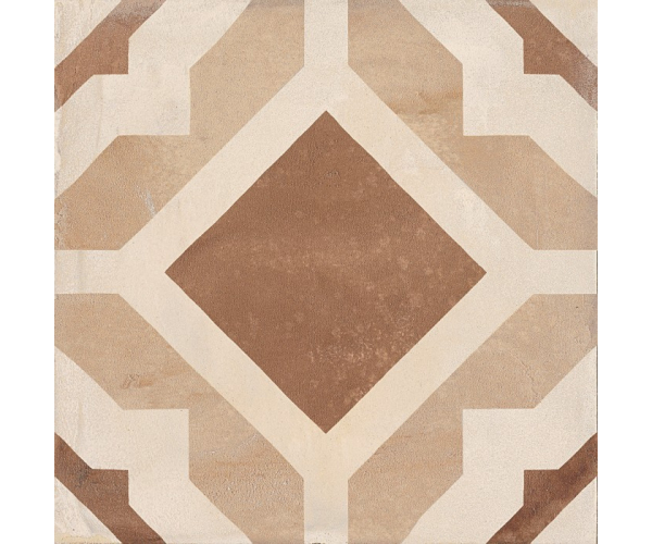 Retro dlažba Marca Corona Terra Geometria vers. C 20x20 cm